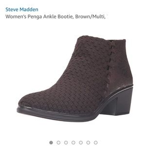 Steve Madden Penga Ankle Bootie, Brown/Mul